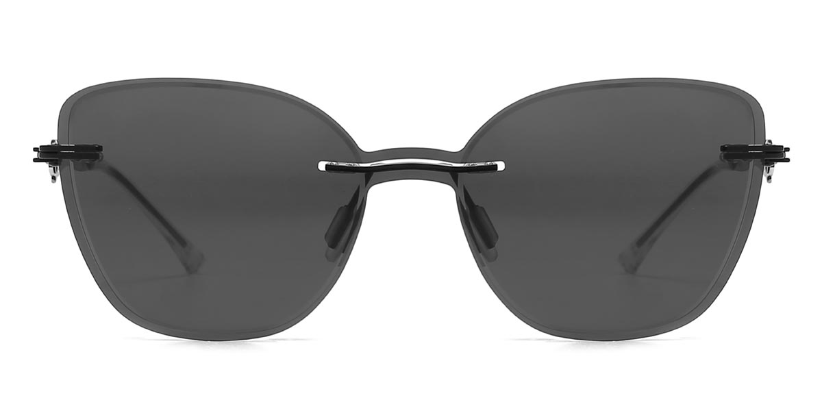 Negro Liz - Cat Eye Clip-On Sunglasses