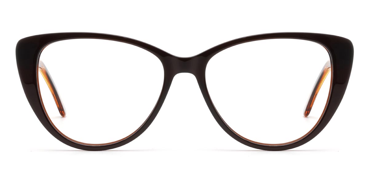 Brown Irene - Cat Eye Glasses