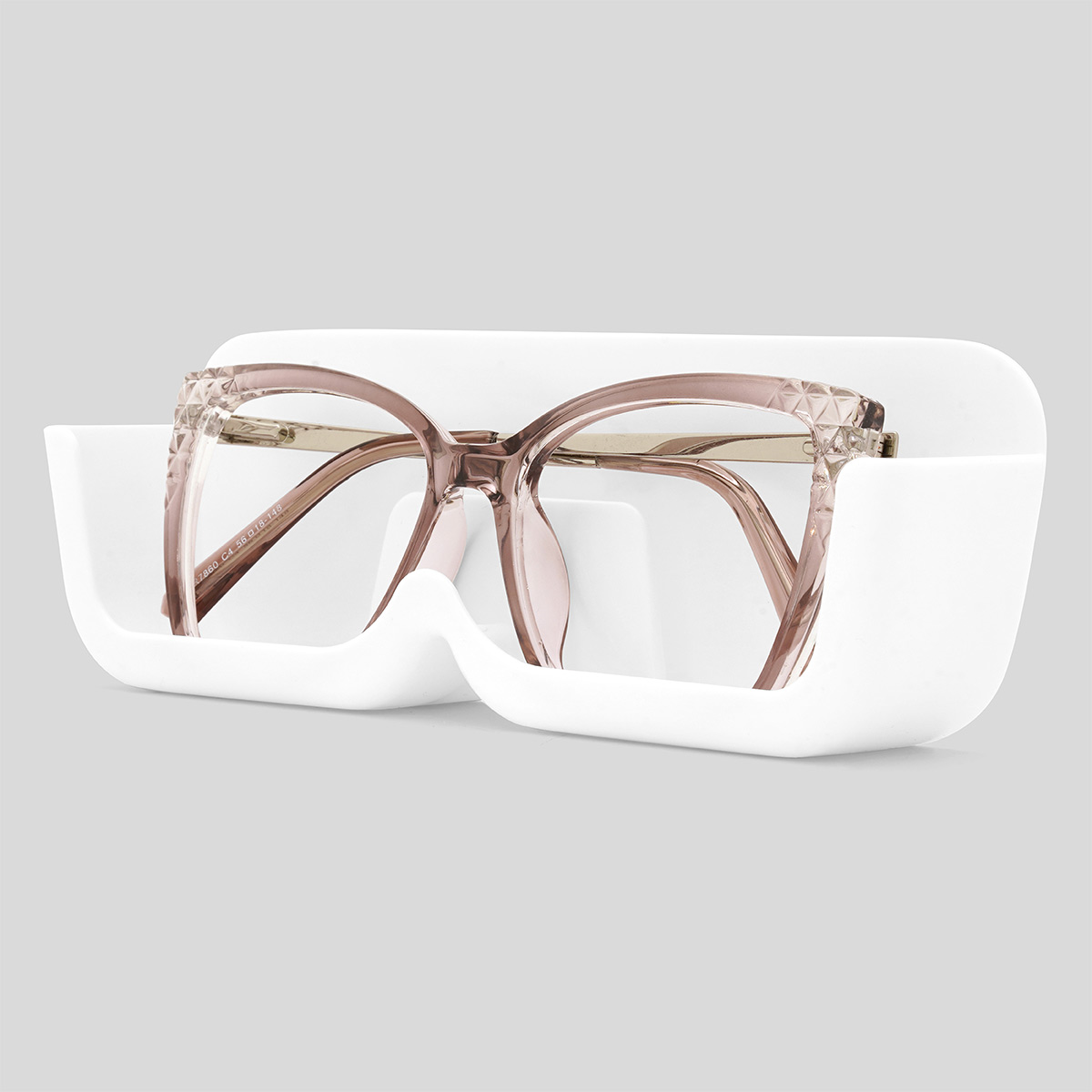 White Eyeglasses holder only