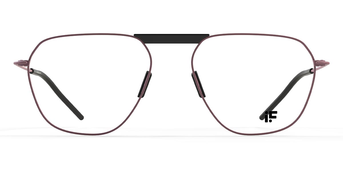 Cassis Lila Luster 4 - Square Glasses