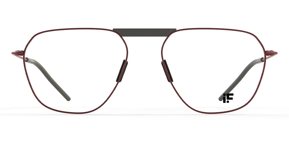 Rojo Luster 4 - Square Glasses