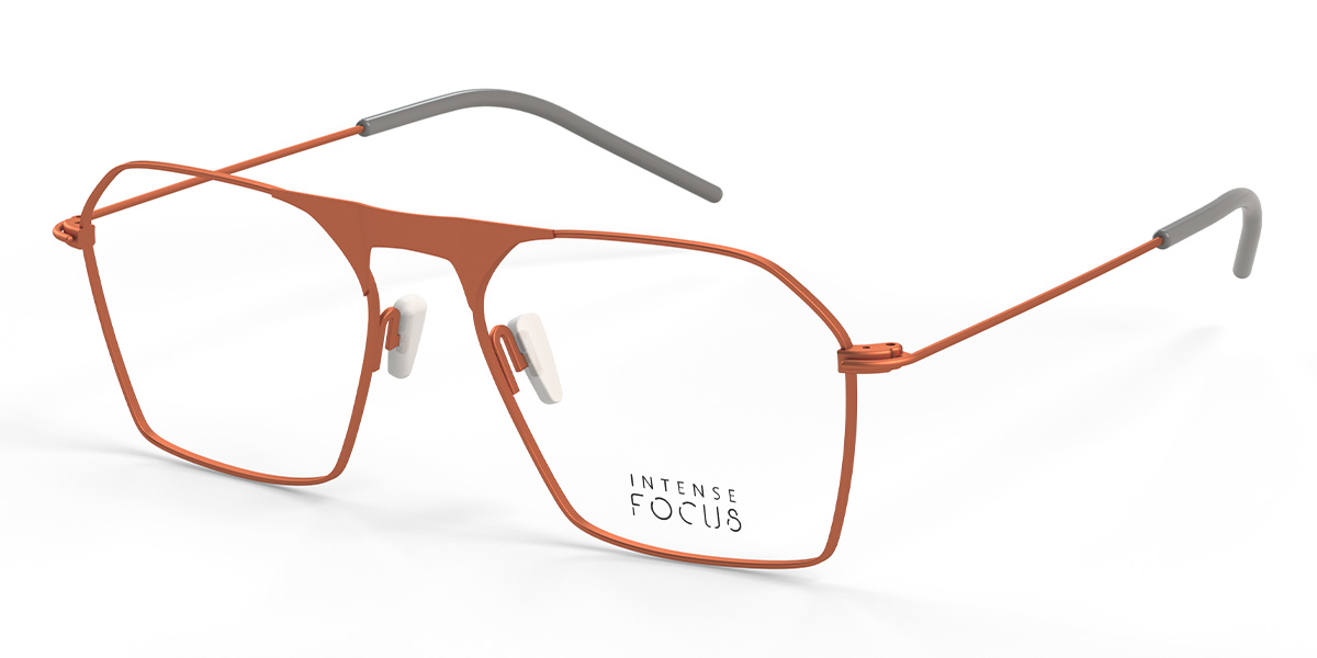 Naranja Luster 7 Gafas - Rectangle Glasses