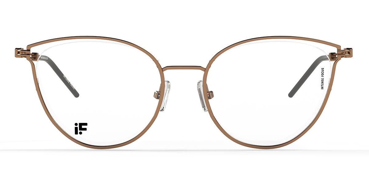 Brown Metal Might 12 C - Cat Eye Glasses