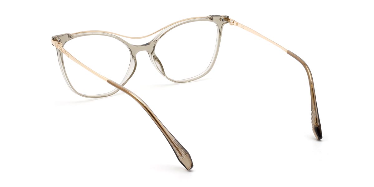 Clear Grey Theresa - Aviator Glasses