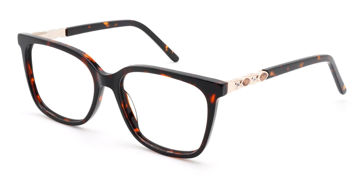 Tortoiseshell Ralap - Rectangle Glasses