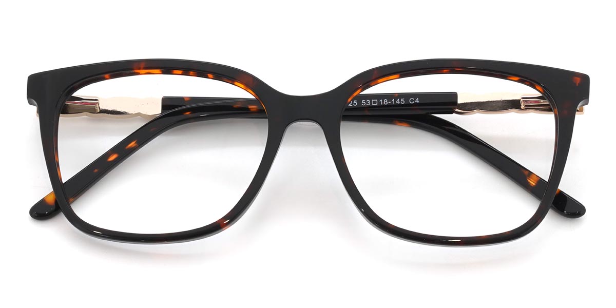 Tortoiseshell Ralap - Rectangle Glasses