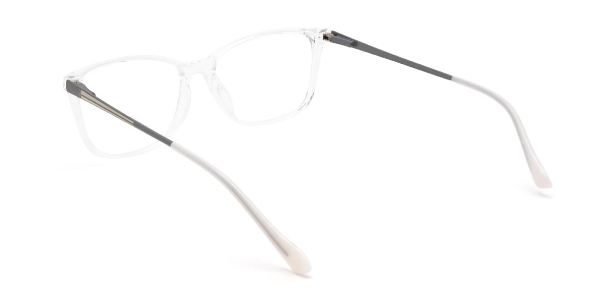 Clear Gino - Rectangle Glasses