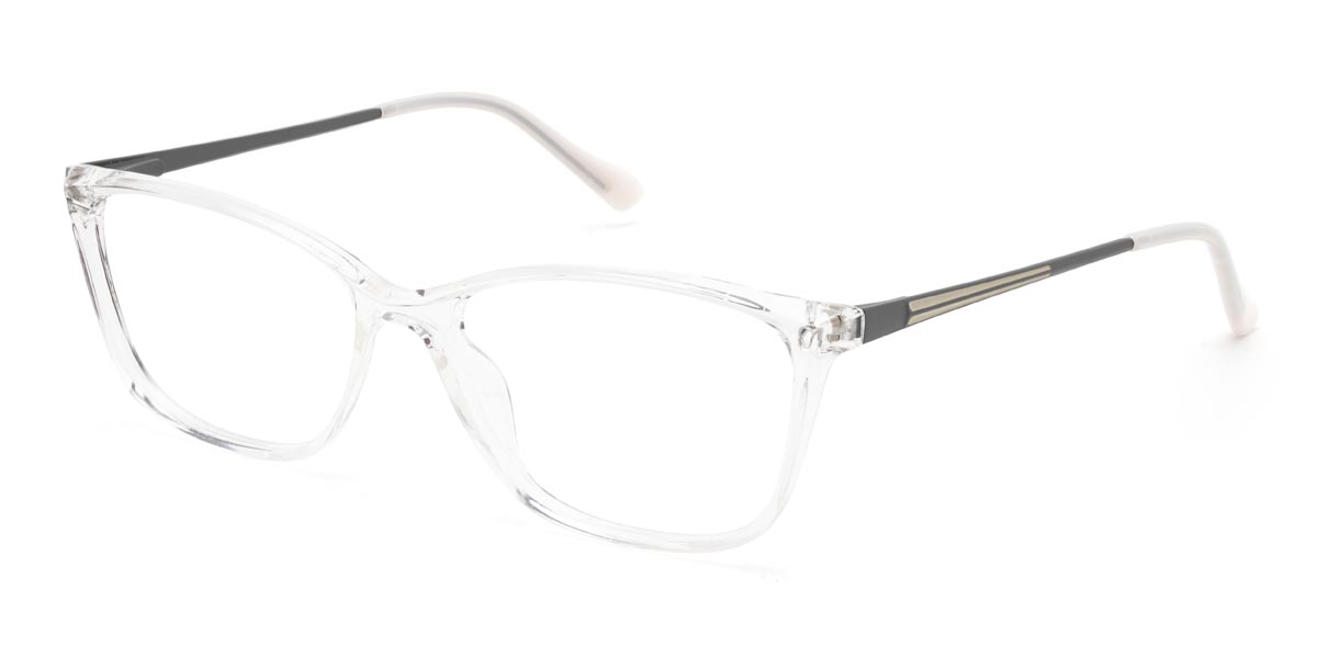 Clear Gino - Rectangle Glasses