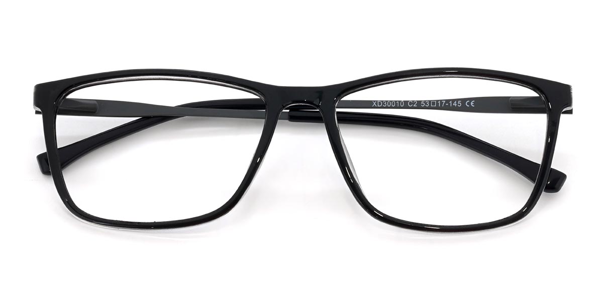 Black Douglas - Rectangle Glasses