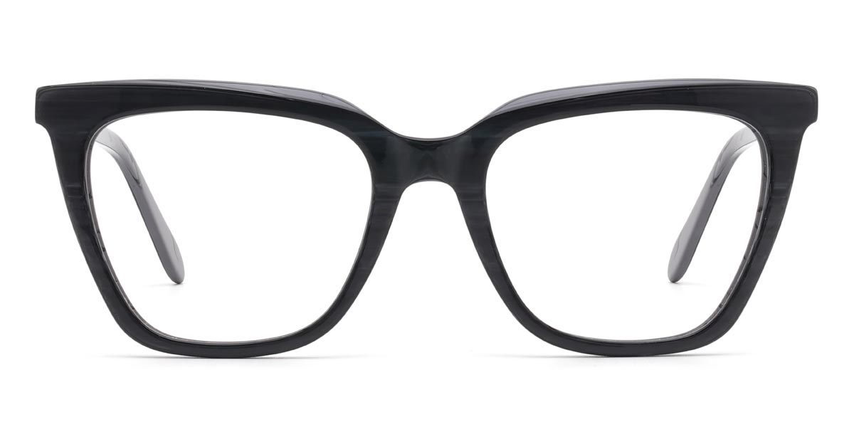 Schwarz Schildpatt, Bevis - Cat Eye Glasses