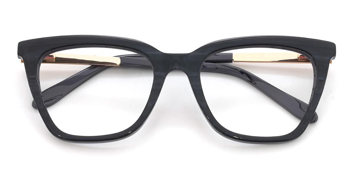 Negro Carey Bevis - Cat Eye Glasses