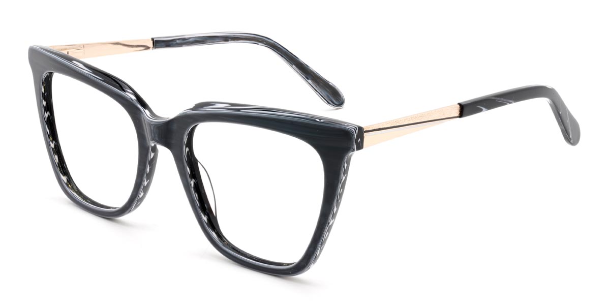 Negro Mármol Bevis - Cat Eye Glasses