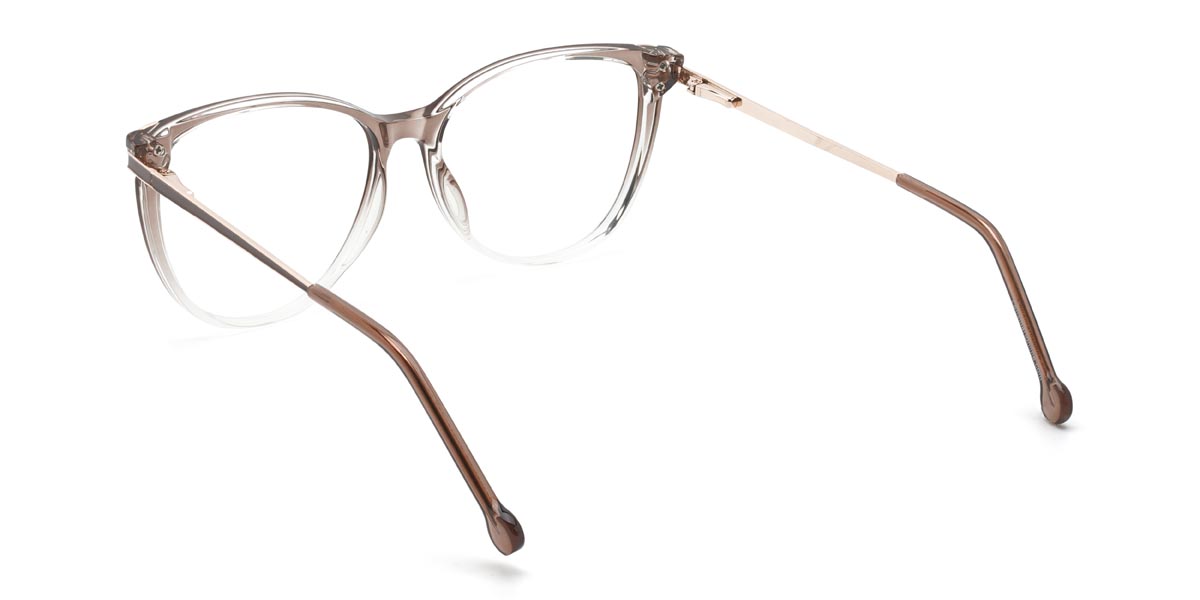 Gradient Brown Molly Glasses - Cat Eye Glasses