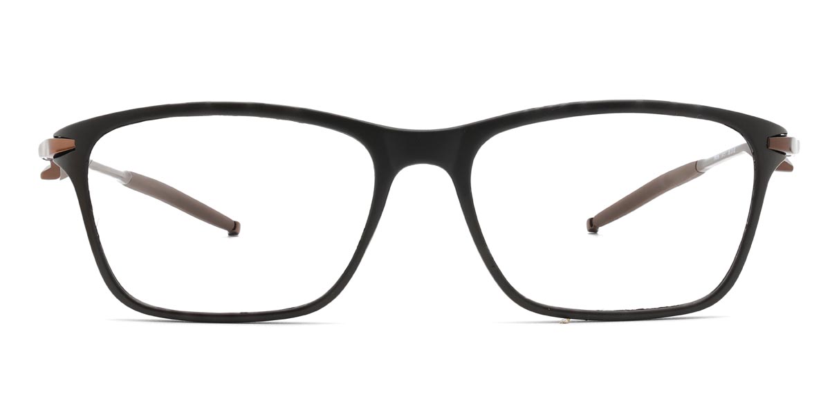 Brown Black Eilian - Rectangle Glasses