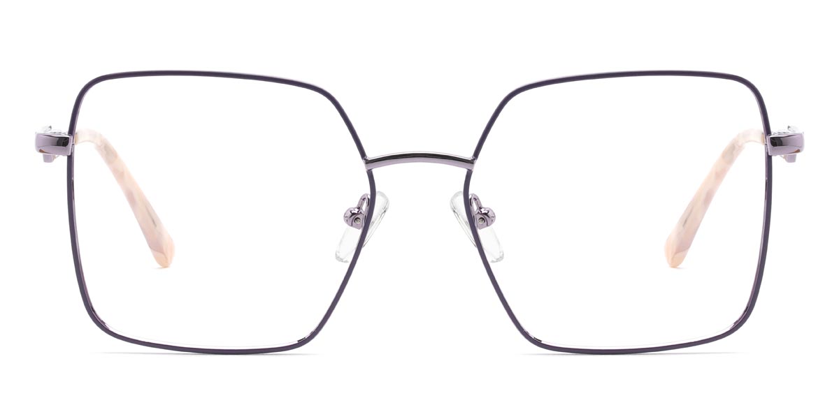 Pourpre Cassandra - Rectangle Glasses