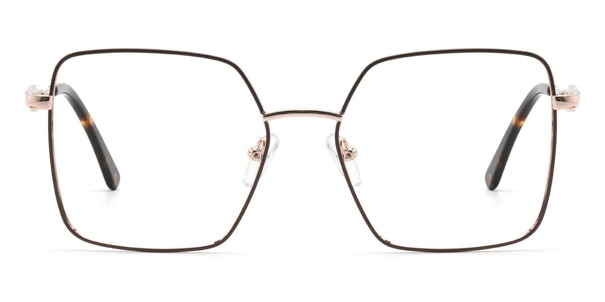 Brown Cassandra - Square Glasses
