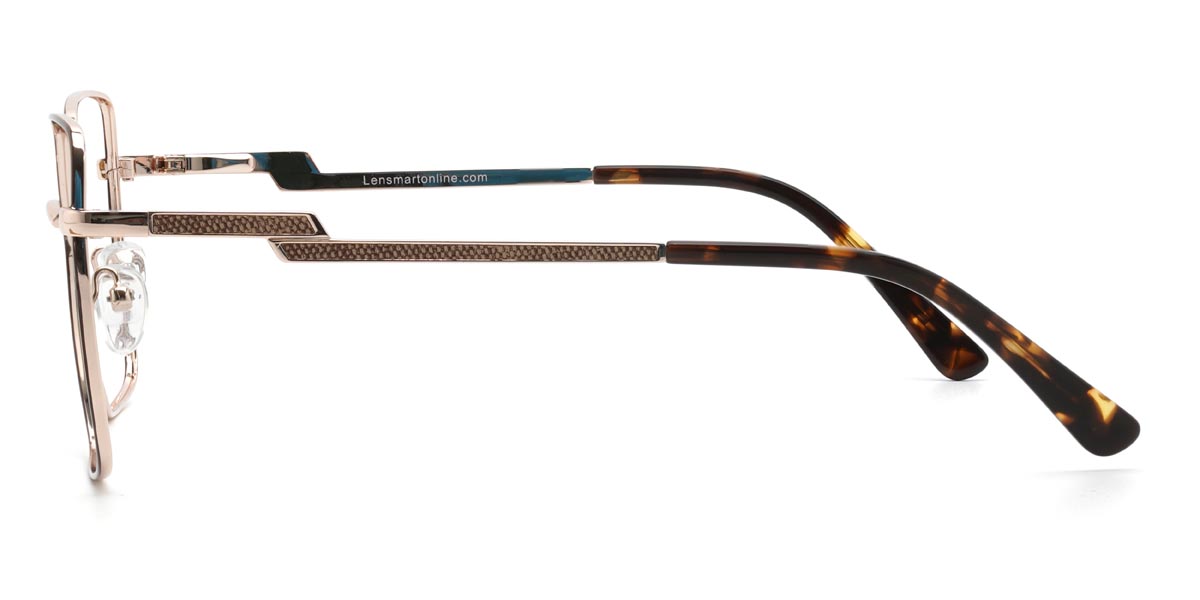 Brown Cassandra - Rectangle Glasses