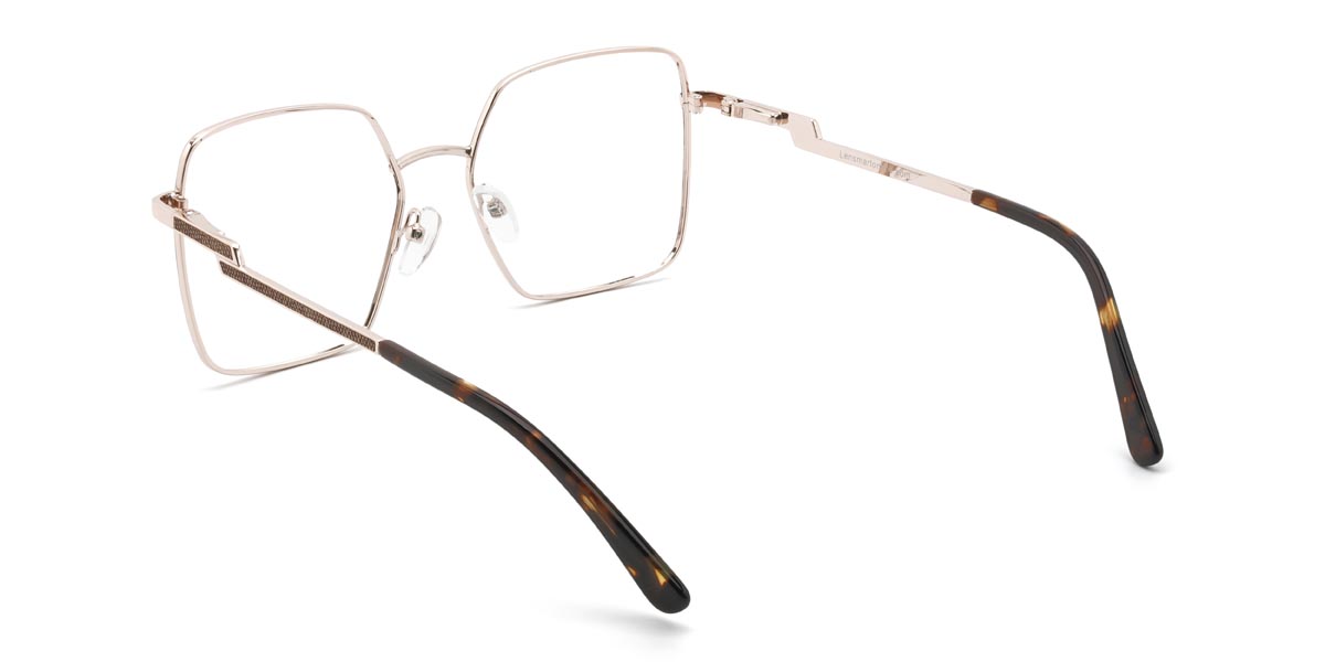 Brown Cassandra - Rectangle Glasses