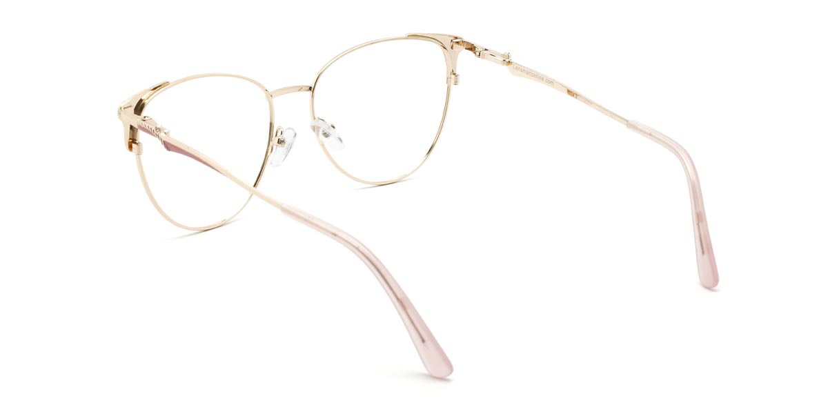 Rose Violet Debbie - Oval Glasses