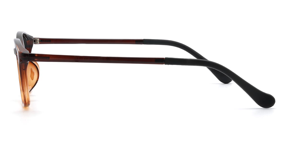 Gradient Brown Marks - Rectangle Glasses