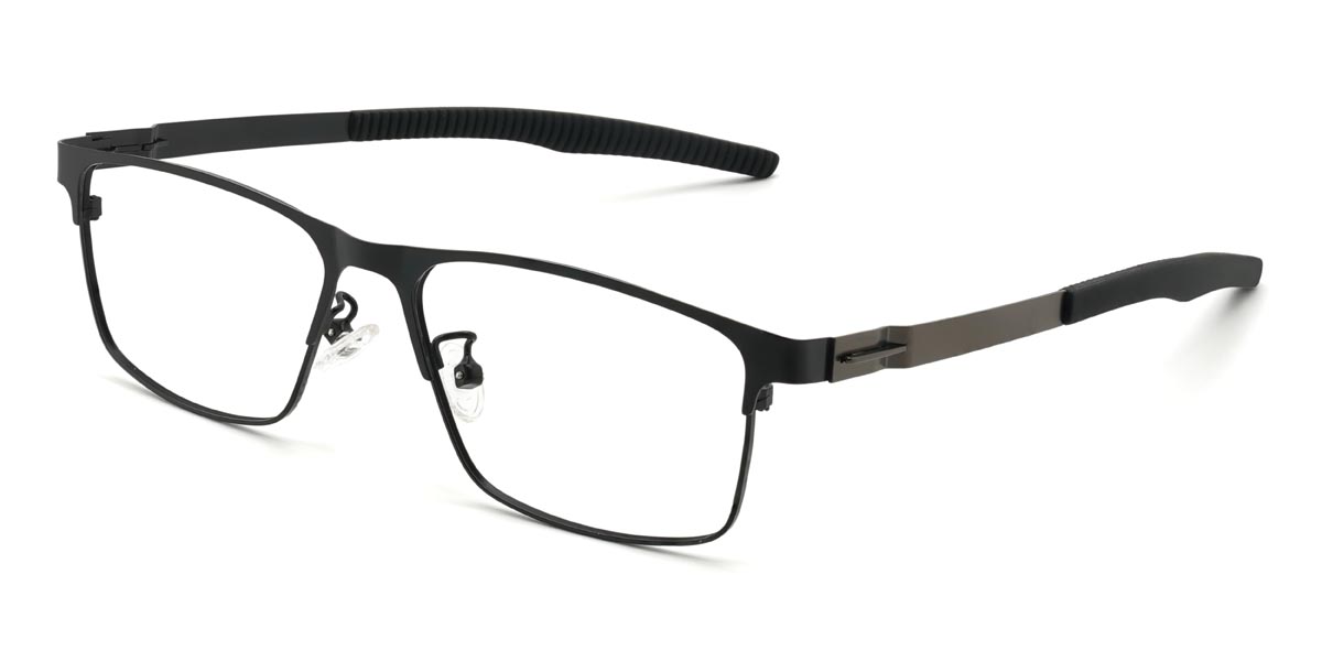 Black Bill - Rectangle Glasses