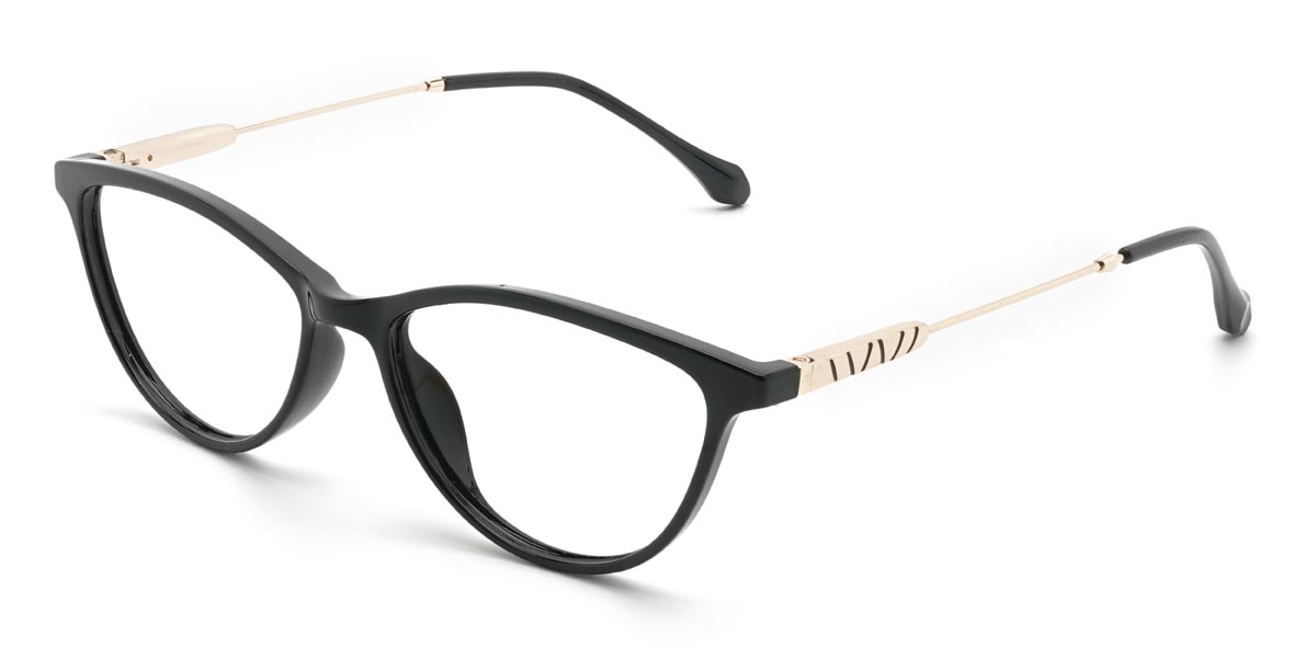 Negro Gillian - Cat Eye Glasses