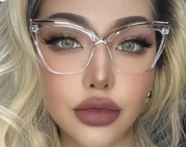 Why do people wear transparent glasses?