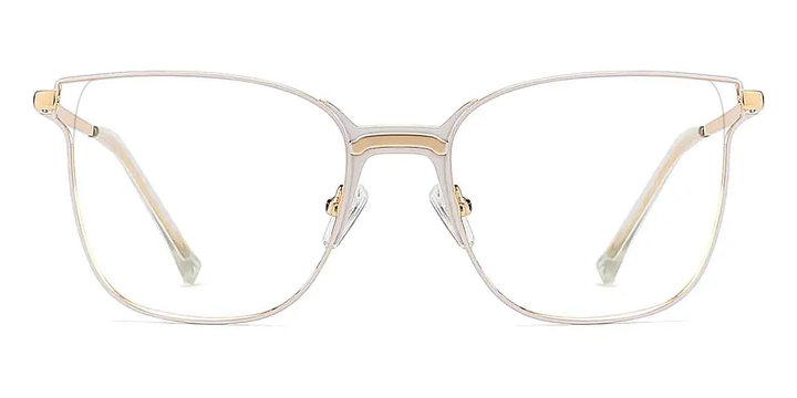 White Frode - Square Glasses