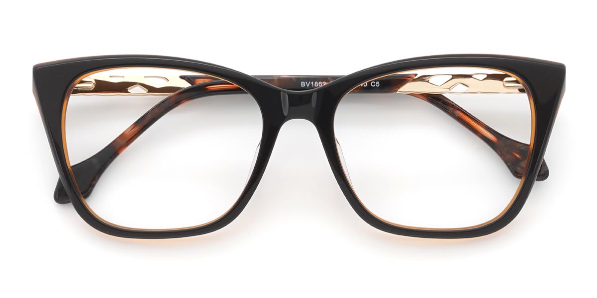 Marron Cindy - Cat Eye Glasses