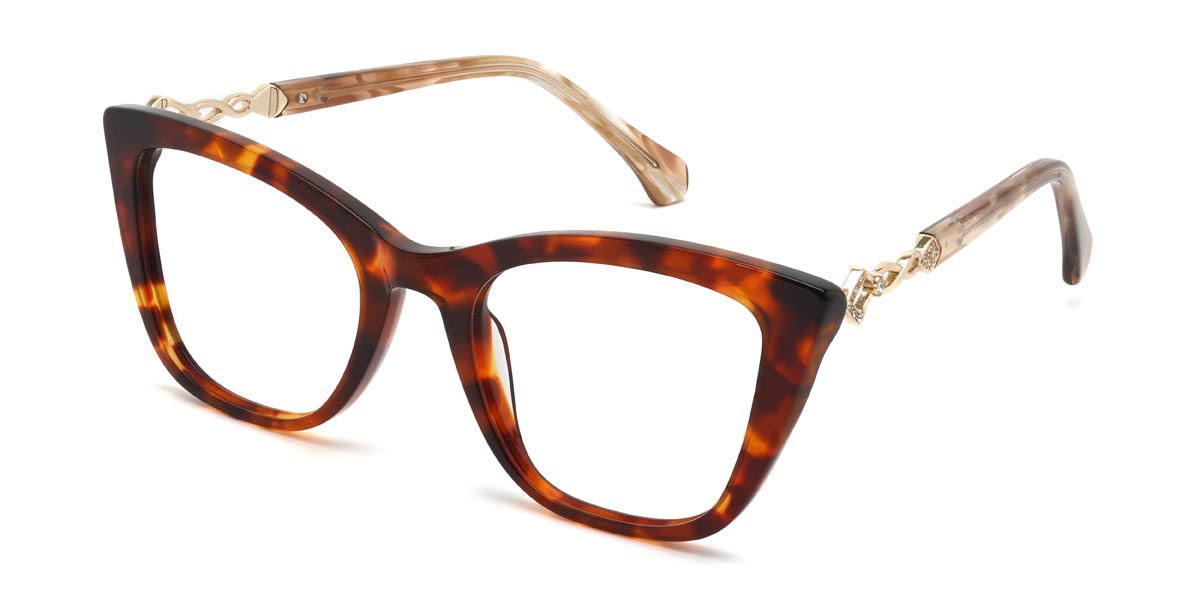 Tortoiseshell Zelda - Cat Eye Glasses