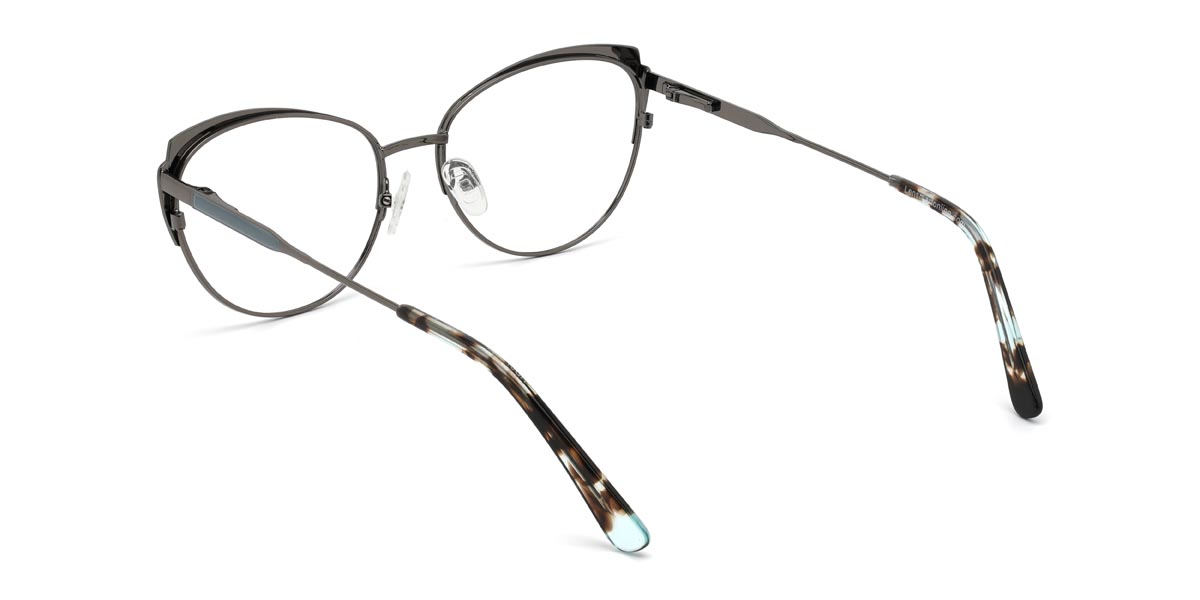 Grau Schildpatt Yolanda - Cat Eye Glasses