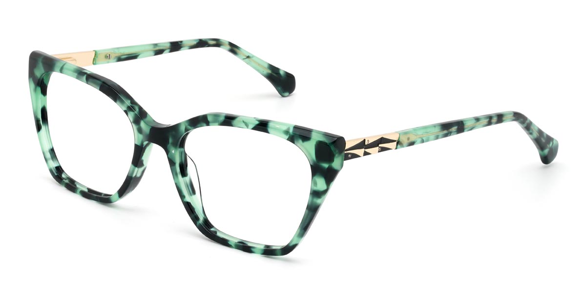 Green Tortoiseshell Wynne - Cat Eye Glasses