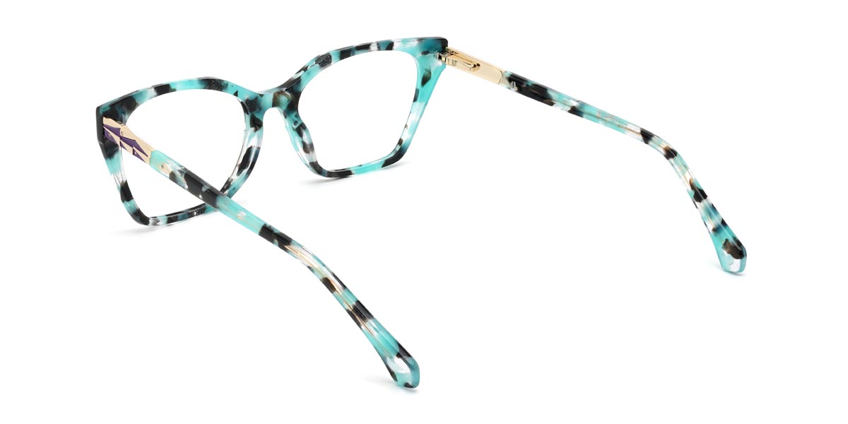 Kékeszöld   teknősbéka Wynne - Cat Eye Glasses