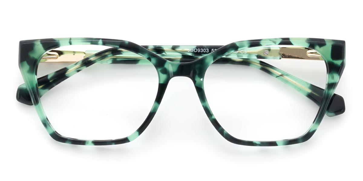 Green Tortoiseshell Wynne - Cat Eye Glasses