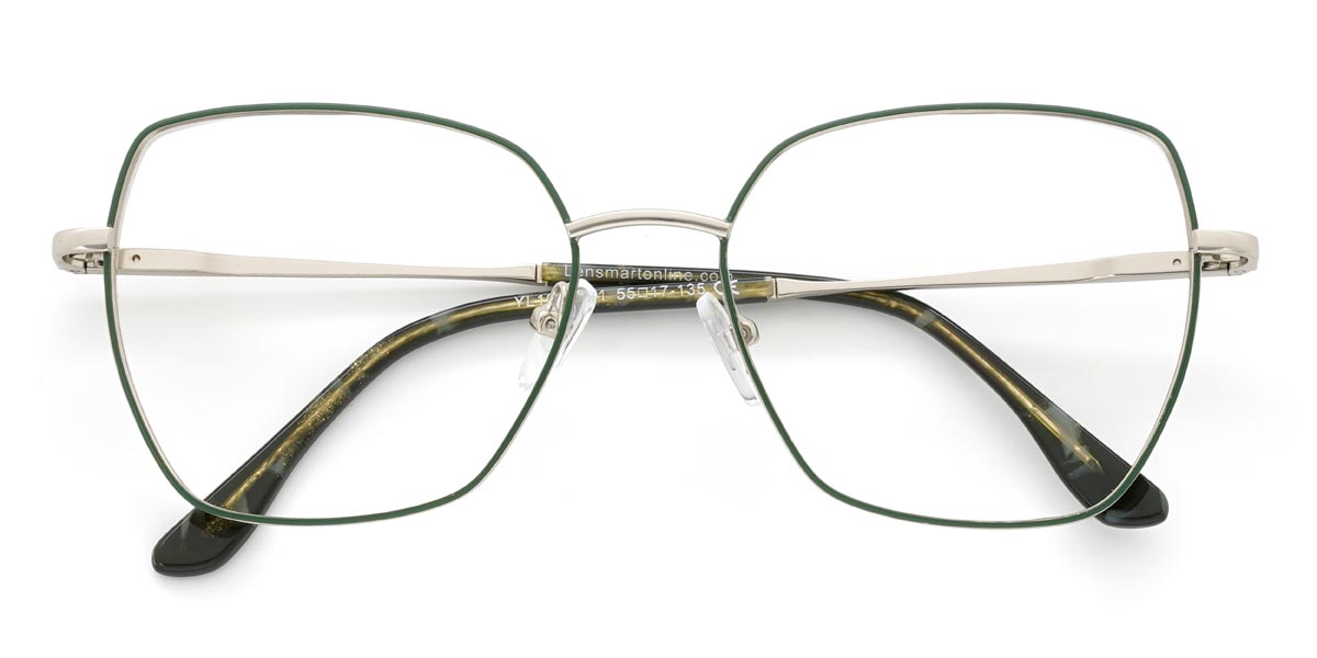 Green Tonya - Square Glasses