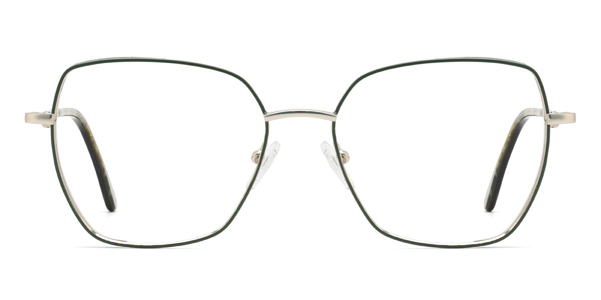 Green Tonya - Square Glasses