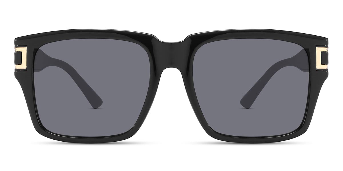 Black Grey Nikita - Square Sunglasses