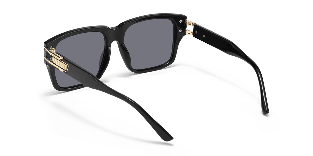 Noir Gris Nikita - Square Sunglasses