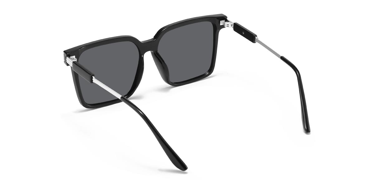 Schwarz Grau Rebecca - Square Sunglasses