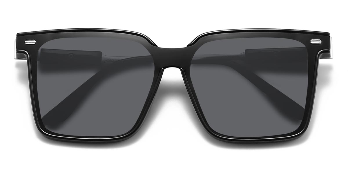 Schwarz Grau Rebecca Brille - Square Sunglasses