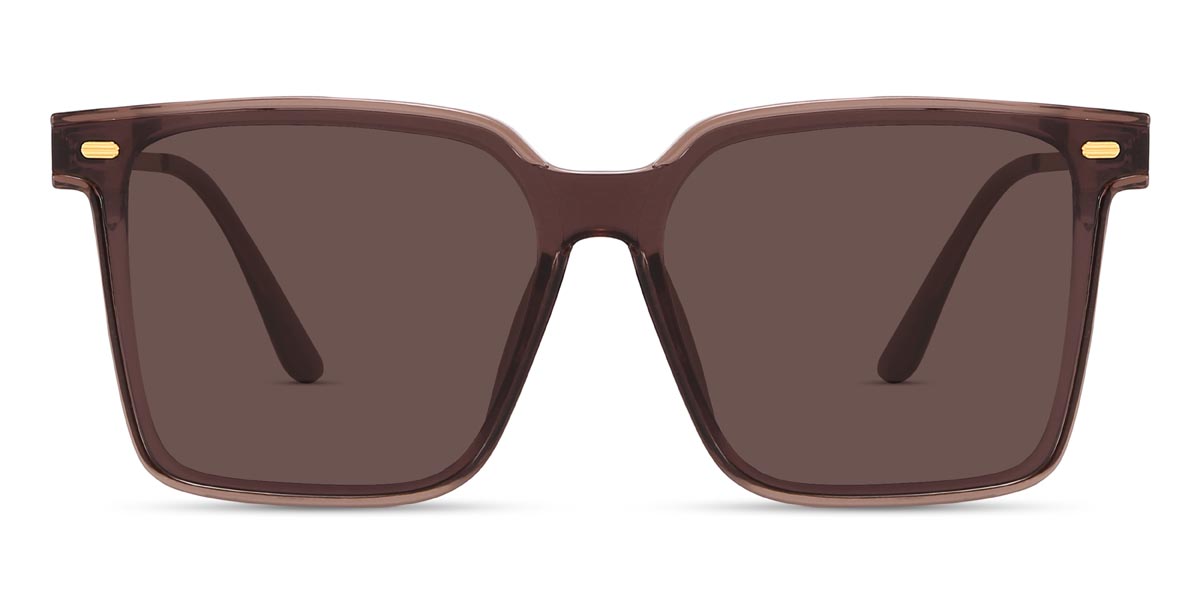 Brown Brown Rebecca - Square Sunglasses