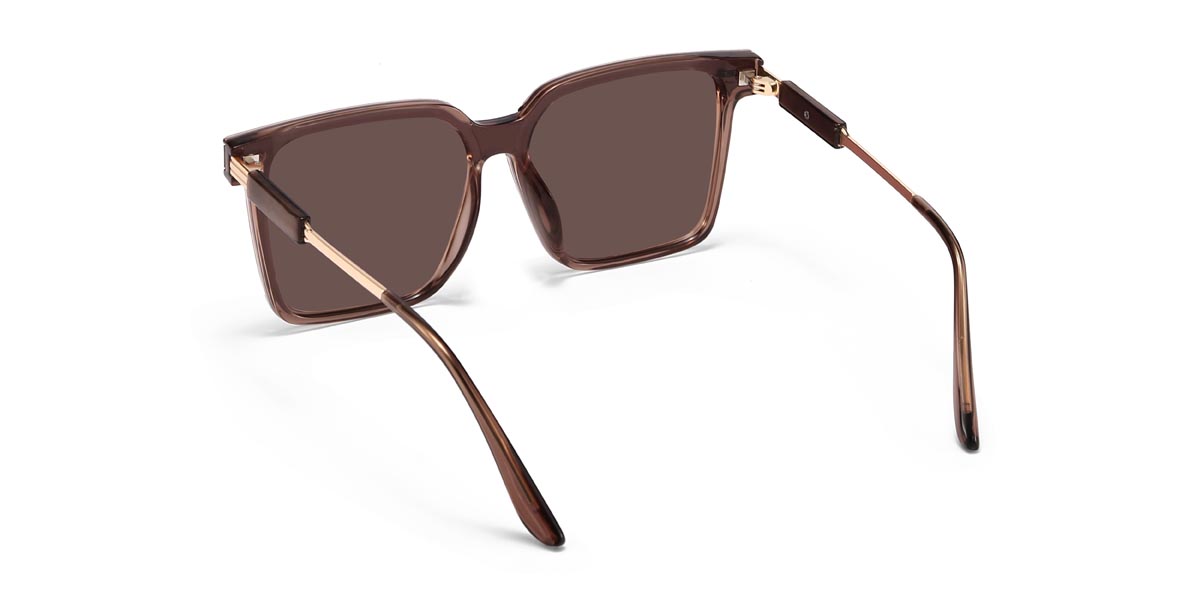 Brown Brown Rebecca - Square Sunglasses