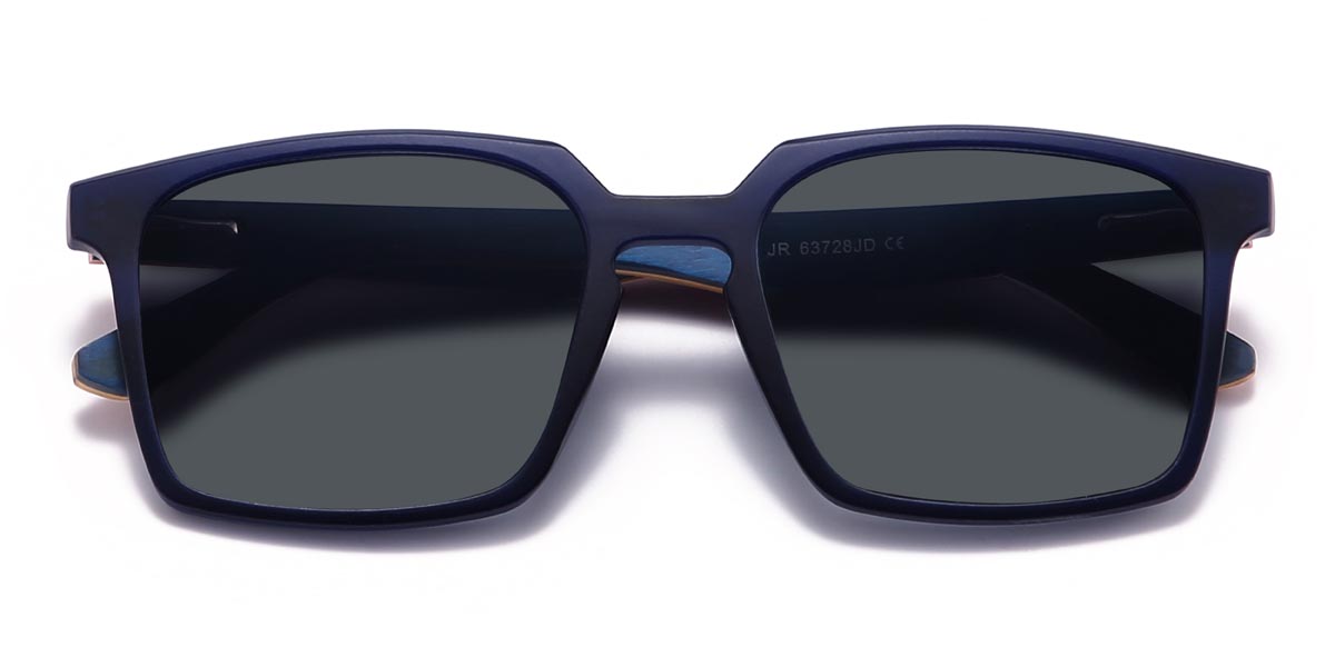 Bleu Gris Phyllis Lunettes - Square Sunglasses