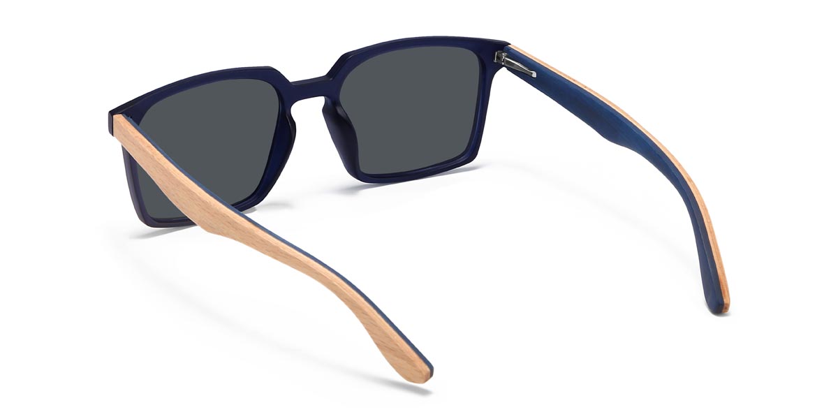 Bleu Gris Phyllis Lunettes - Square Sunglasses