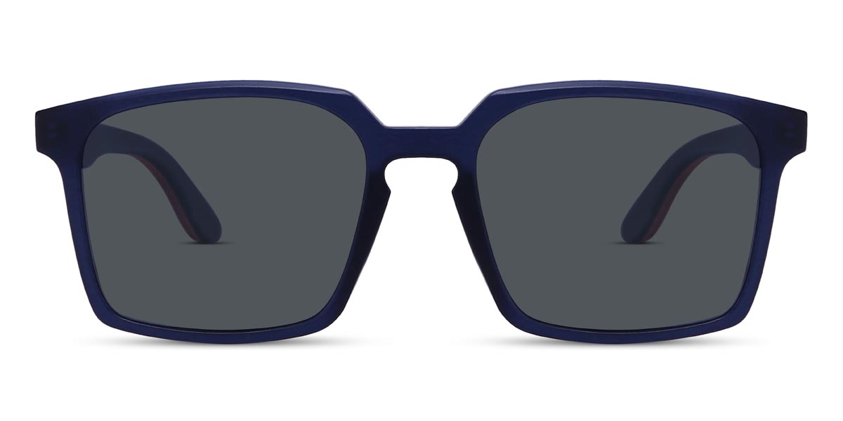 Bleu Gris Phyllis Lunettes - Square Sunglasses