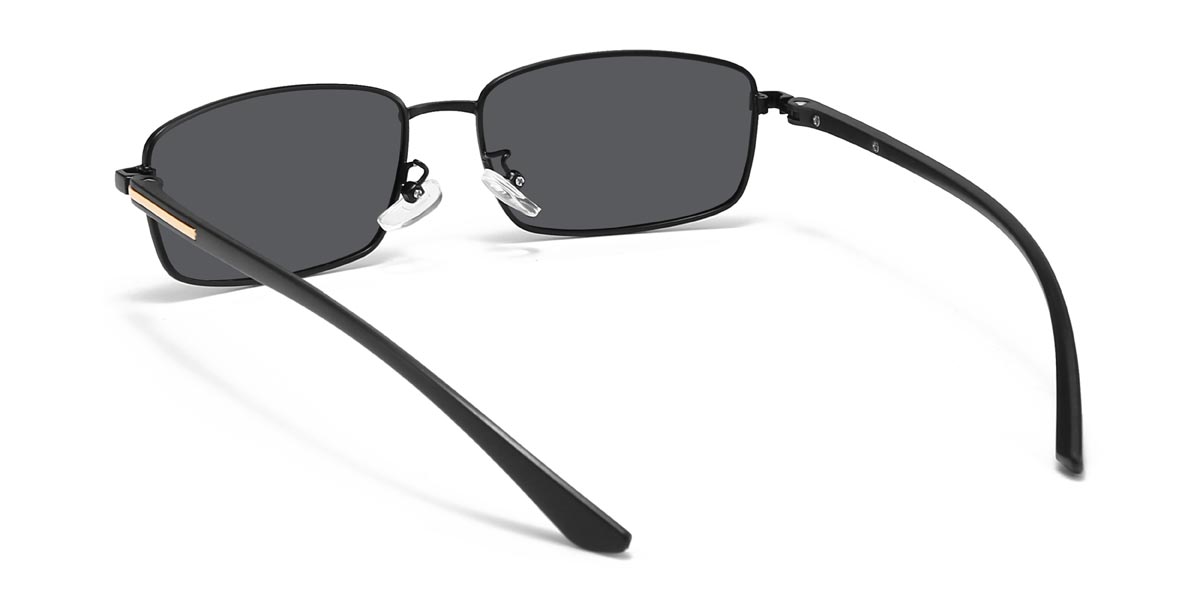 Fekete szürke Alfred - Rectangle Sunglasses