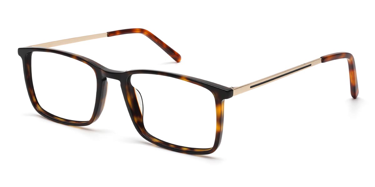 Bryan - Rectangle Tortoiseshell Glasses for Men - Lensmart