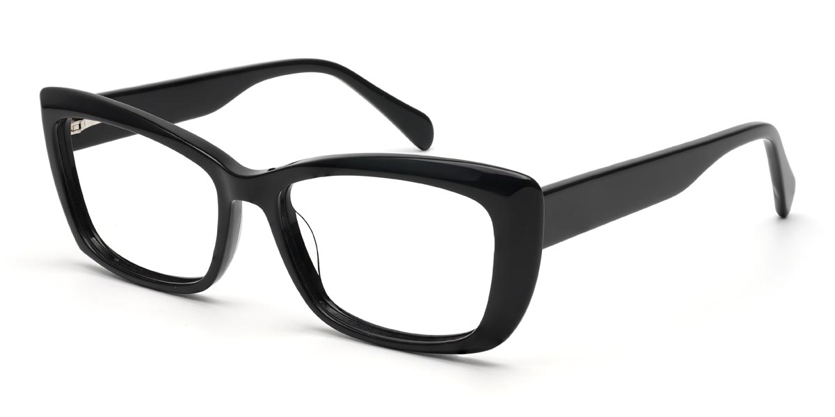 Black Carlos - Rectangle Glasses