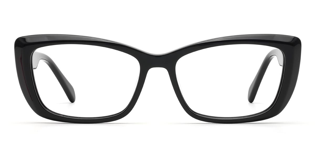 Black Carlos - Rectangle Glasses