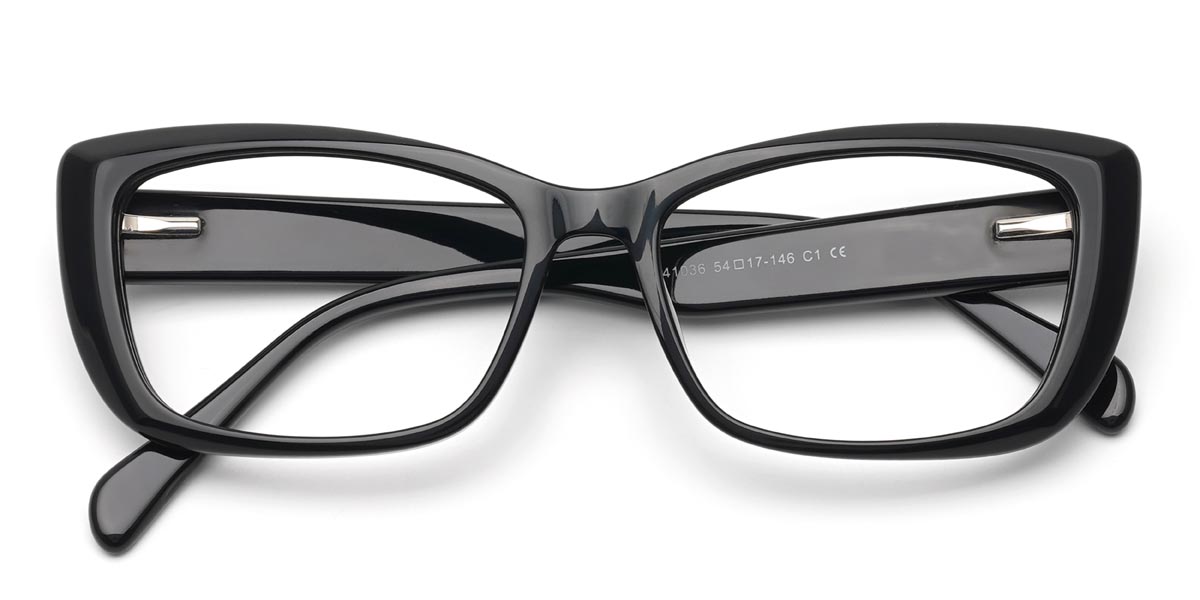 Noir Carlos - Rectangle Glasses